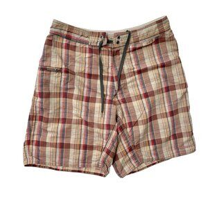PATAGONIA Plaid Swim Trunks Shorts Bathing Suit Nylon Summer Spring size 33